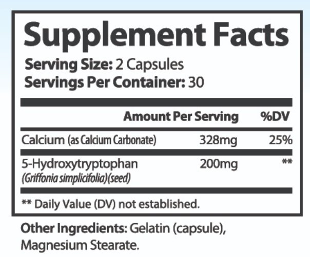 5-HTP- 528MG Per serving. - lookingvibrantcom