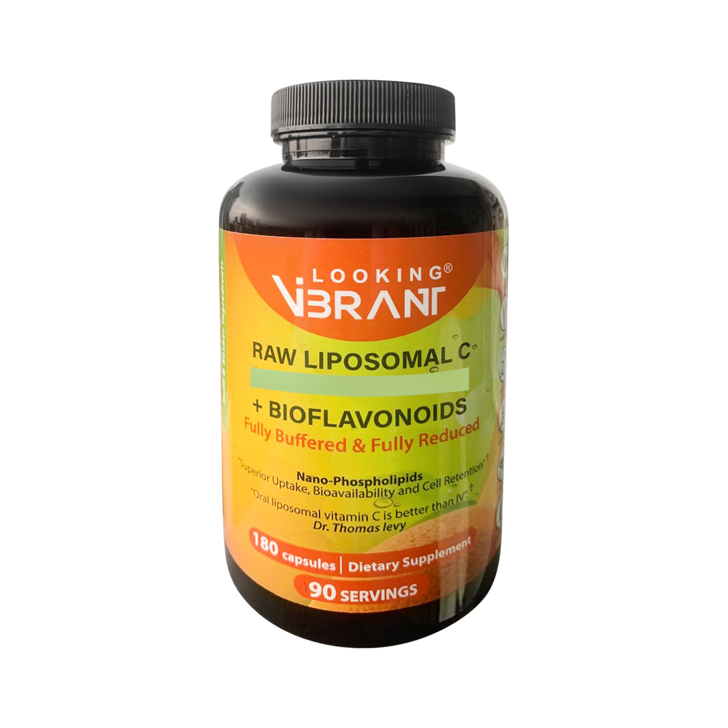 Raw Liposomal C + Bioflavonoids (90-servings vegetarian capsule)