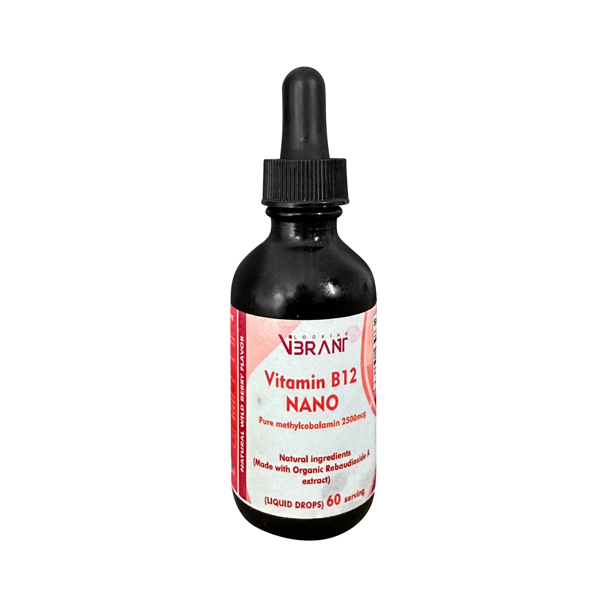 Vitamin B12 Nano Drops (All Natural Active methylcobalamin imported from Austria) - lookingvibrantcom