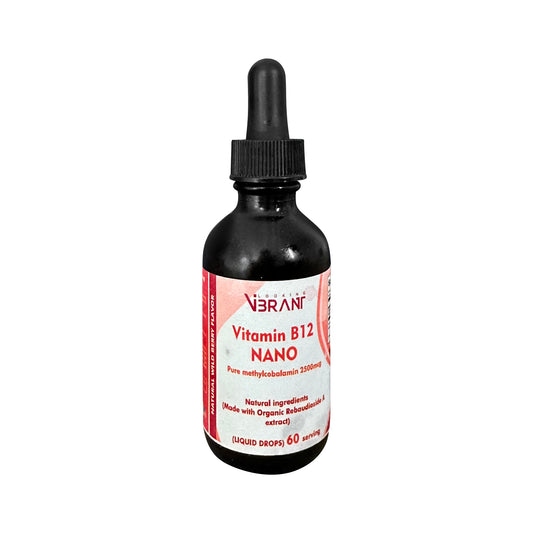 Vitamin B12 Nano Drops (All Natural Active methylcobalamin imported from Austria) - lookingvibrantcom