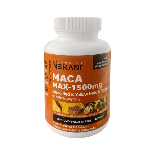 MACA MAX-1500MG (100% ORGANIC) - lookingvibrantcom
