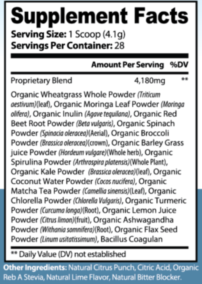 AG17 Greens (100% Raw Organic Powder) - lookingvibrantcom