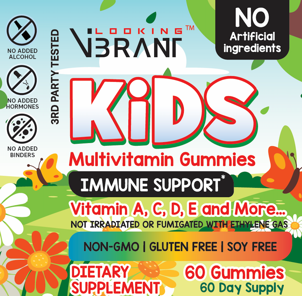 KiDS Multivitamin Gummies (Delicious) - lookingvibrantcom