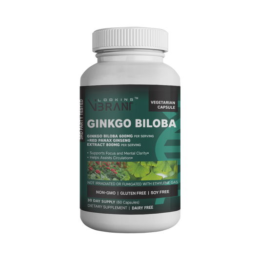 PURE GINKGO BILOBA+RED PANAX GINSENG EXTRACT - lookingvibrantcom