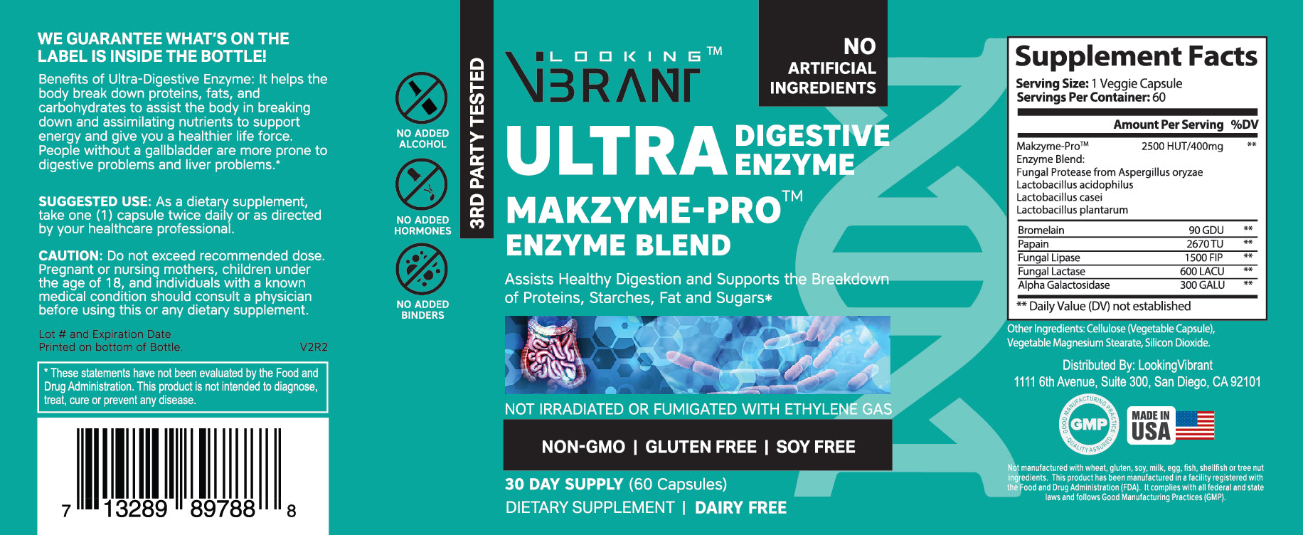 ULTRA DIGESTIVE ENZYME (MAKZYME-PRO) - lookingvibrantcom