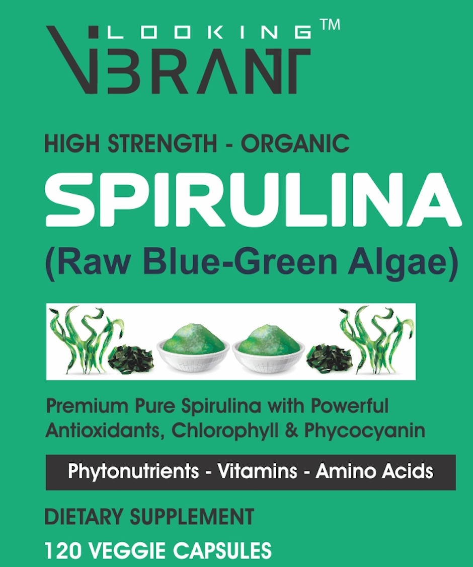 SPIRULINA (HIGH STRENGTH - ORGANIC) - lookingvibrantcom
