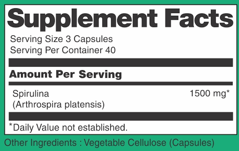 SPIRULINA (HIGH STRENGTH - ORGANIC) - lookingvibrantcom