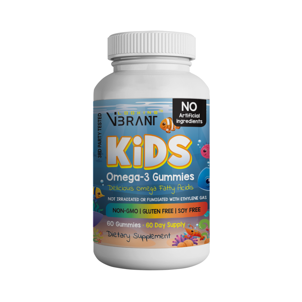 KiDS Omega-3 Gummies (Delicious) - lookingvibrantcom