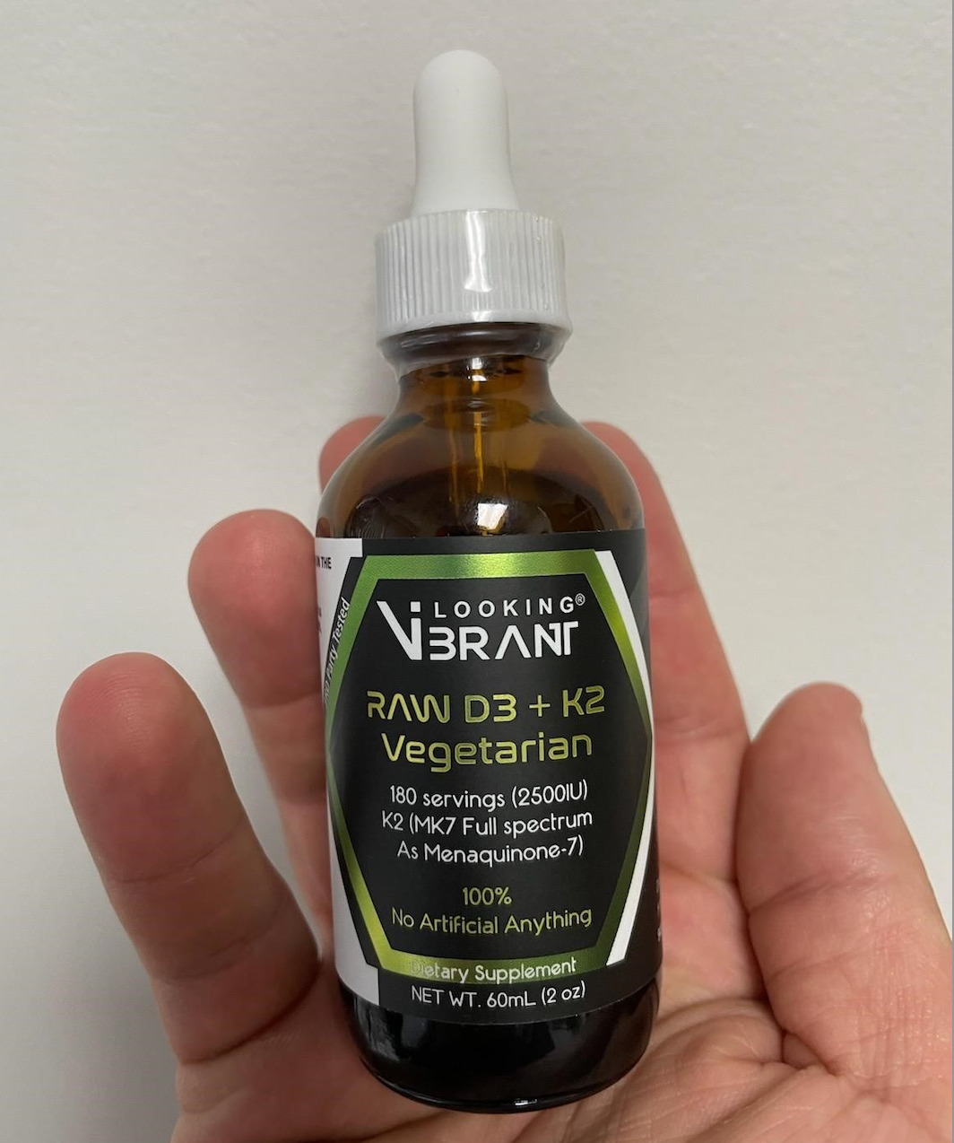 RAW D3 VEGETARIAN + K2 (180 Servings / 6 months supply) - lookingvibrantcom