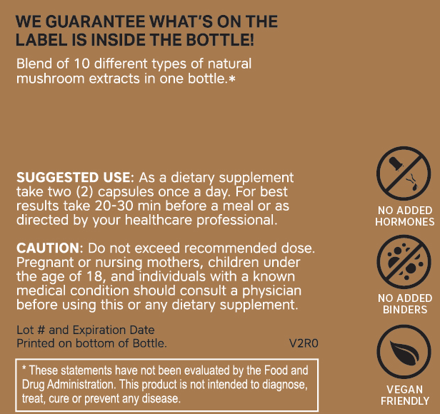 MUSHROOM IMMUNE COMPLEX 10X - lookingvibrantcom