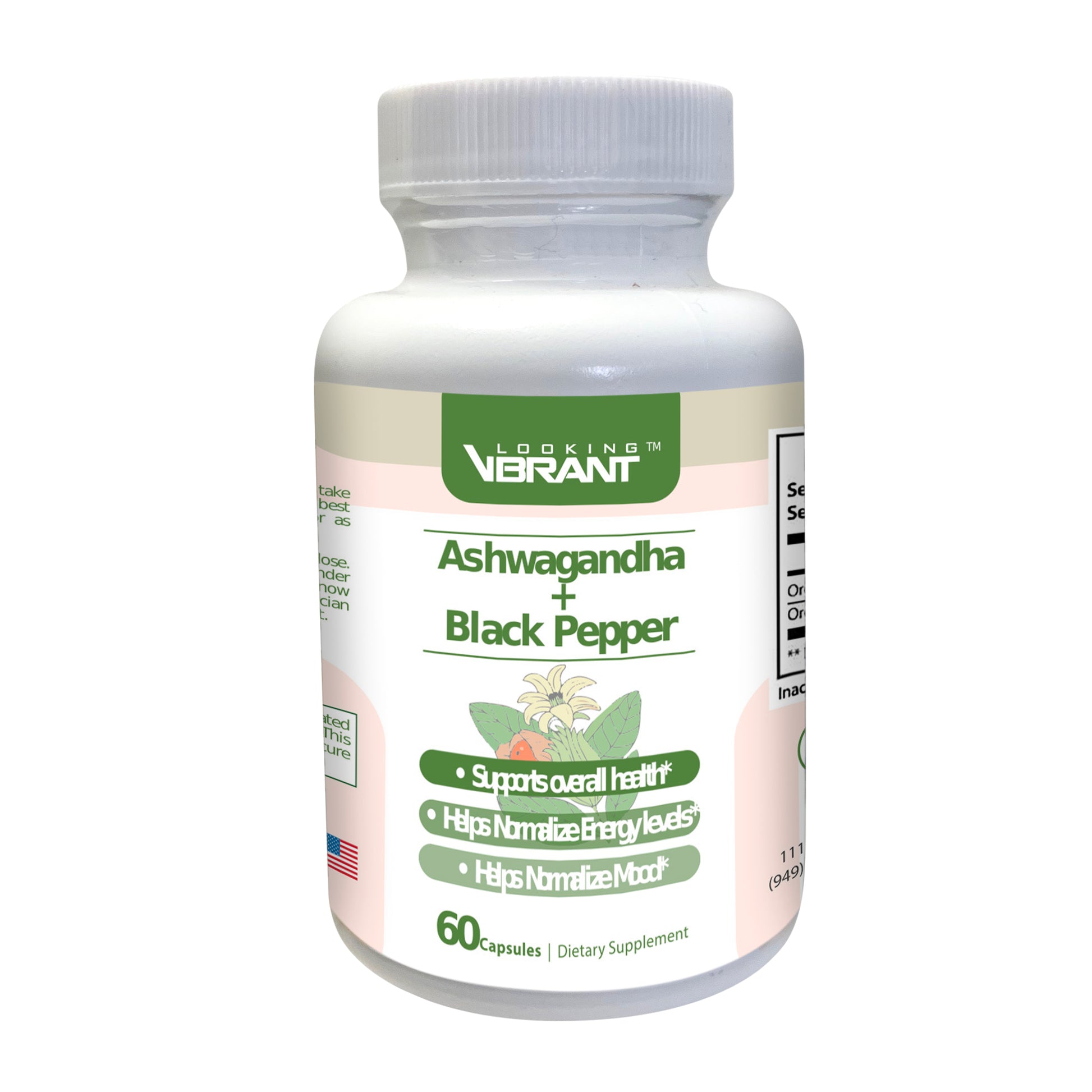 Organic Ashwagandha+Organic Black Pepper - lookingvibrantcom