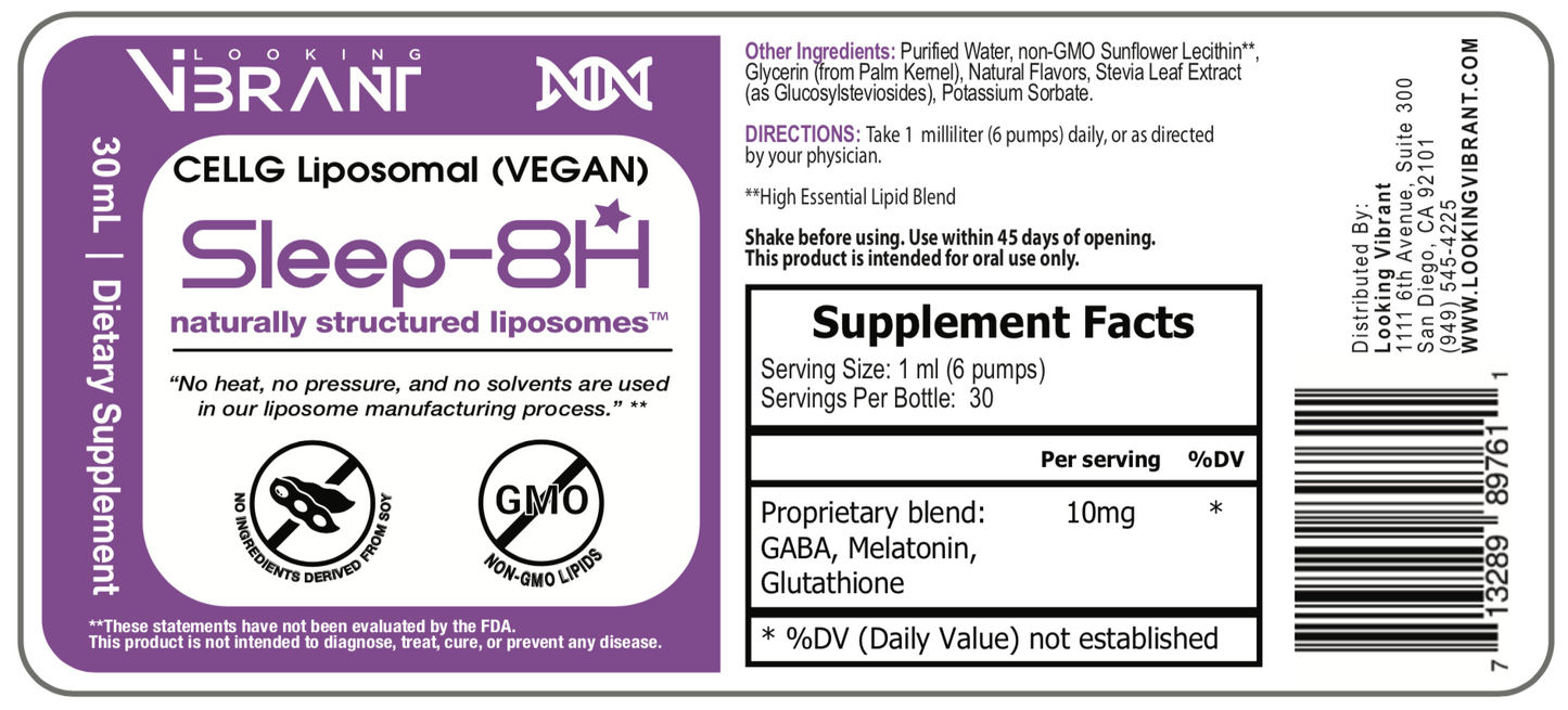 Sleep-8H. VEGAN. (cellG Liposomal) - lookingvibrantcom