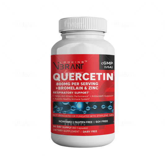 QUERCETINE 800MG + BROMELAIN + ZINC - lookingvibrantcom
