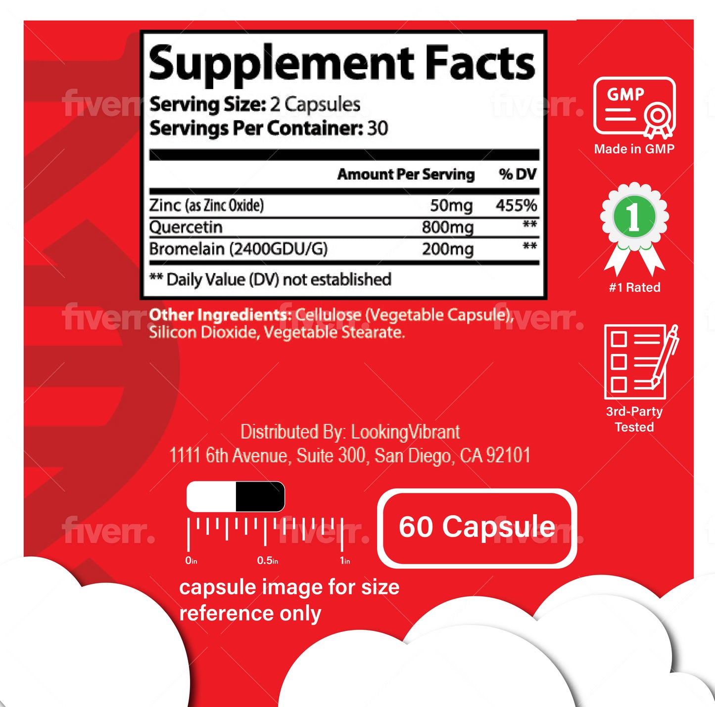 QUERCETINE 800MG + BROMELAIN + ZINC - lookingvibrantcom