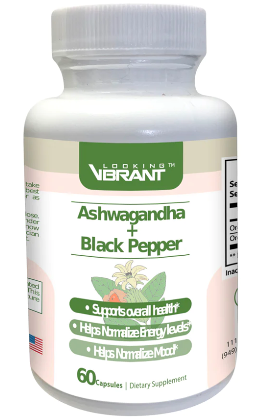 Organic Ashwagandha+Organic Black Pepper. Dr. Vijayanand Pujari