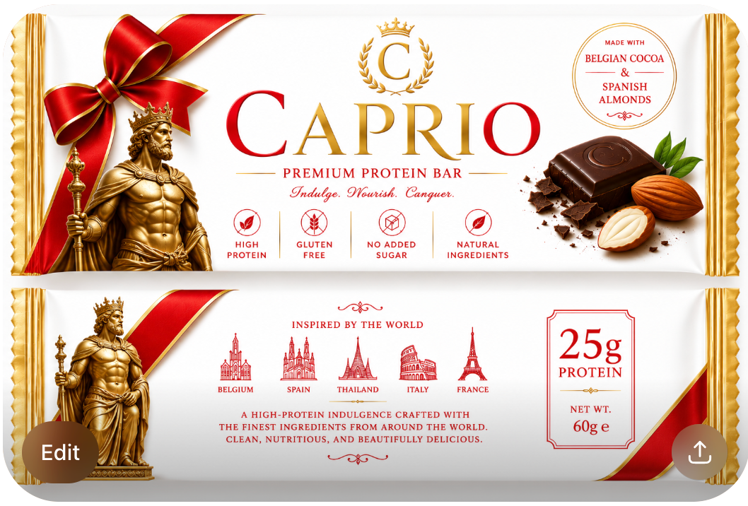 CAPRIO PROTEIN BAR (70 days supply)