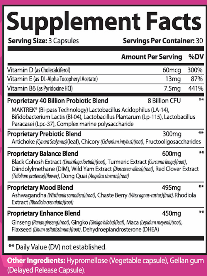 MenopauseX-1700MG (Delayed Release Capsule)