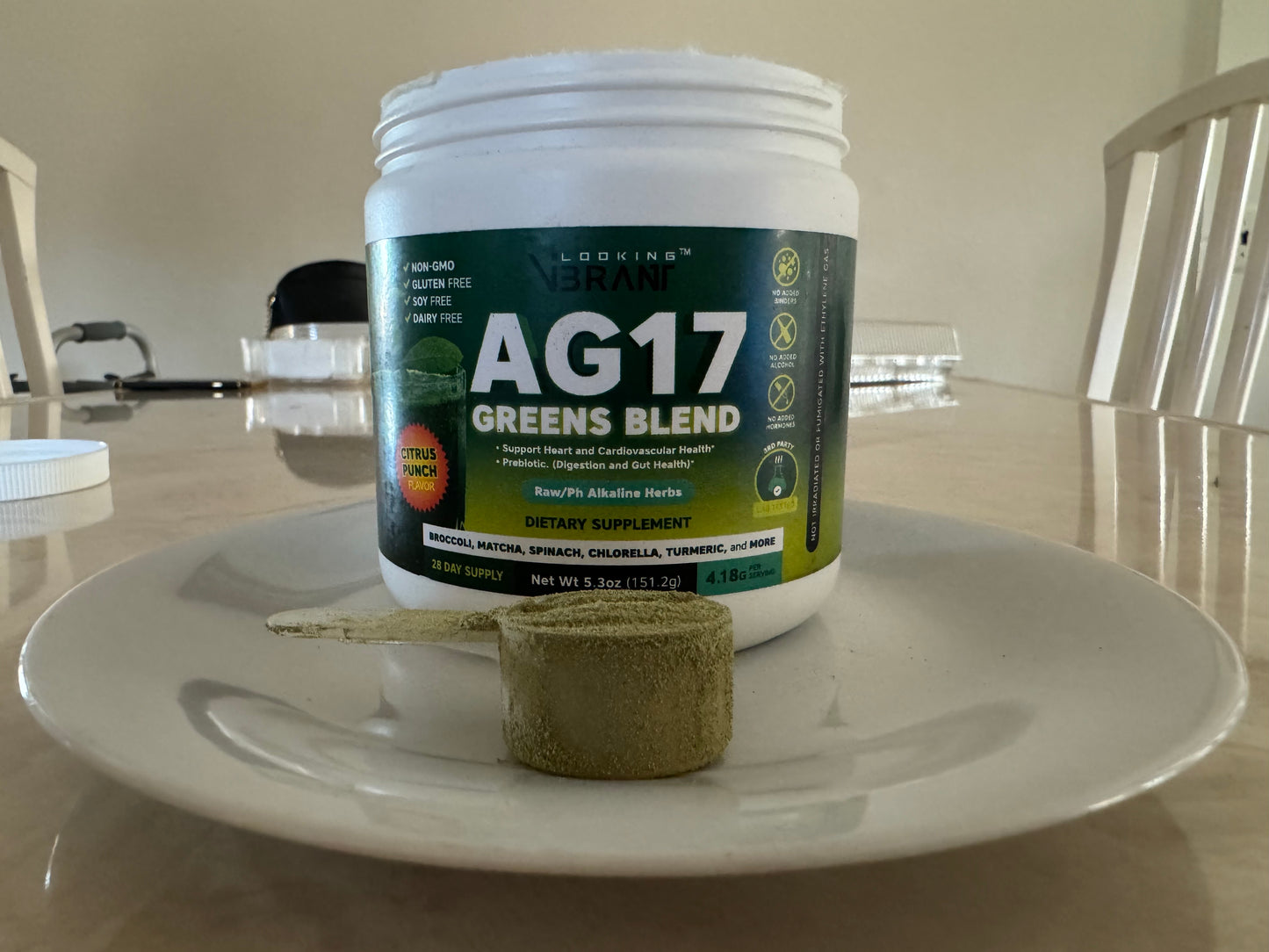 AG17 Greens (100% Raw Organic Powder)