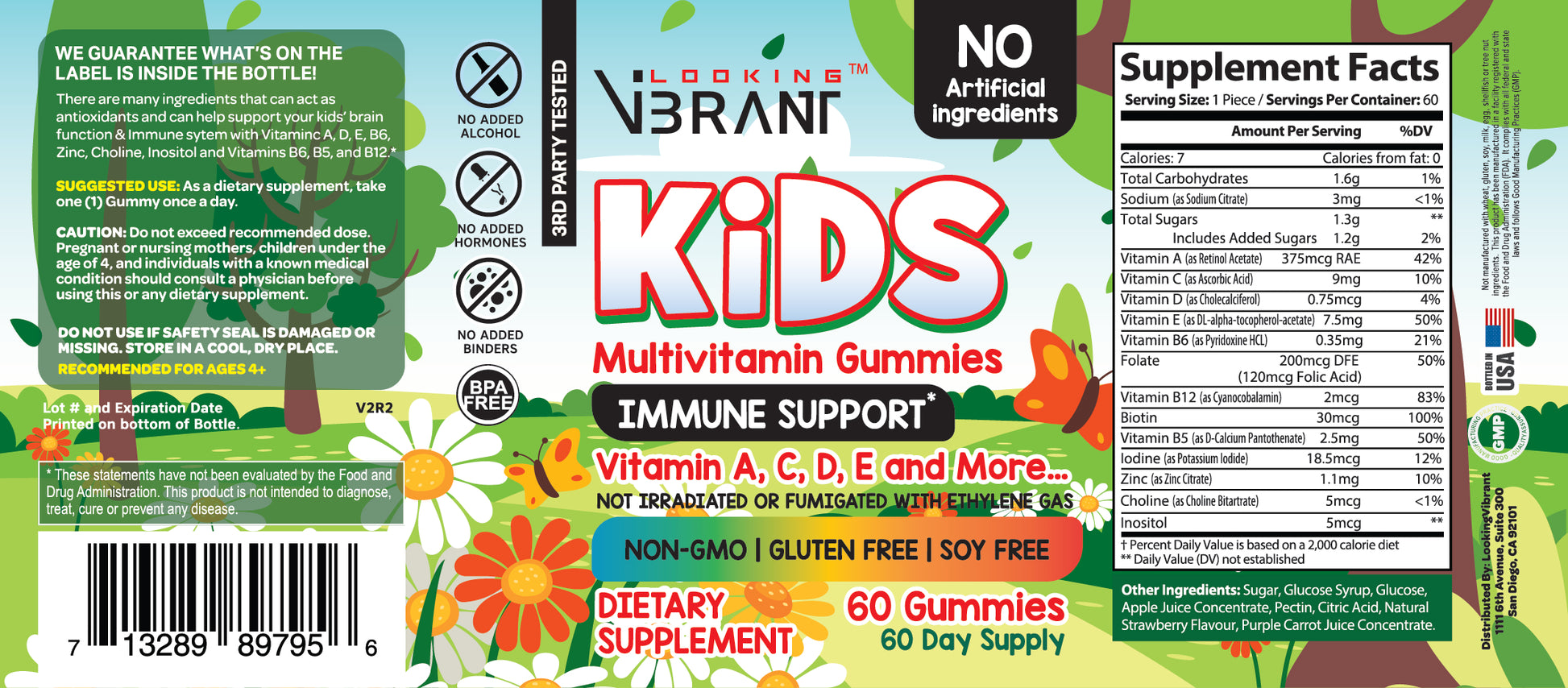 KiDS Multivitamin Gummies (Delicious) - lookingvibrantcom