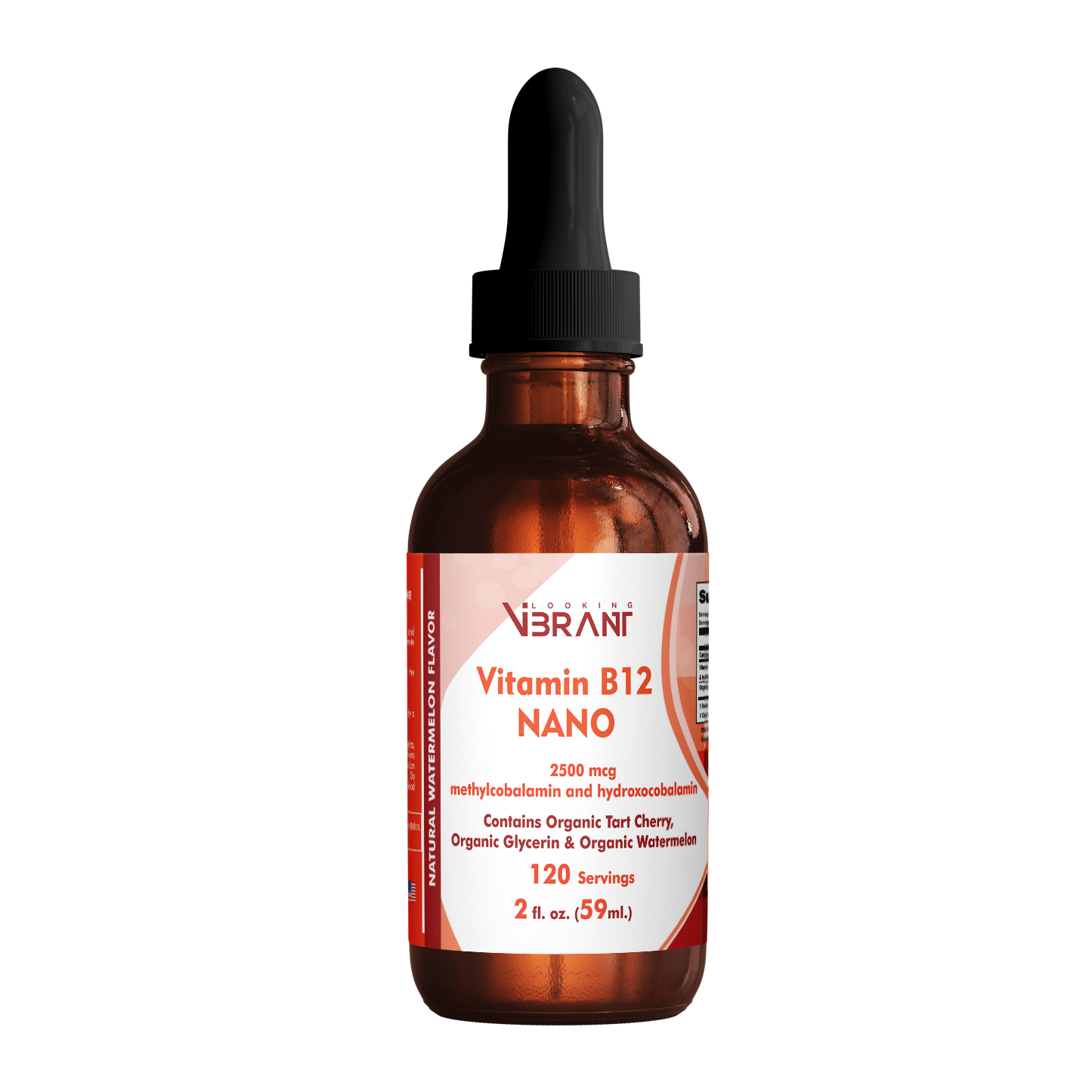 Vitamin B12 Nano Drops 120 servings (Organic) - lookingvibrantcom