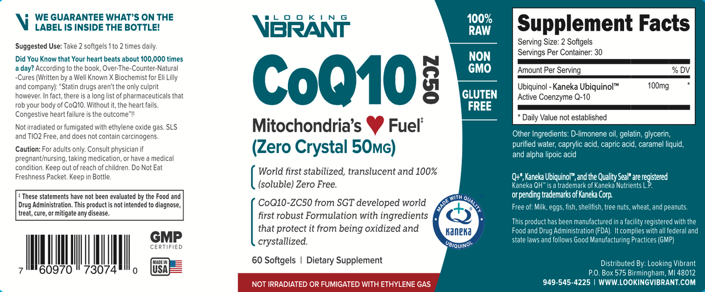 CoQ10-ZC50 (Heart Health) - lookingvibrantcom