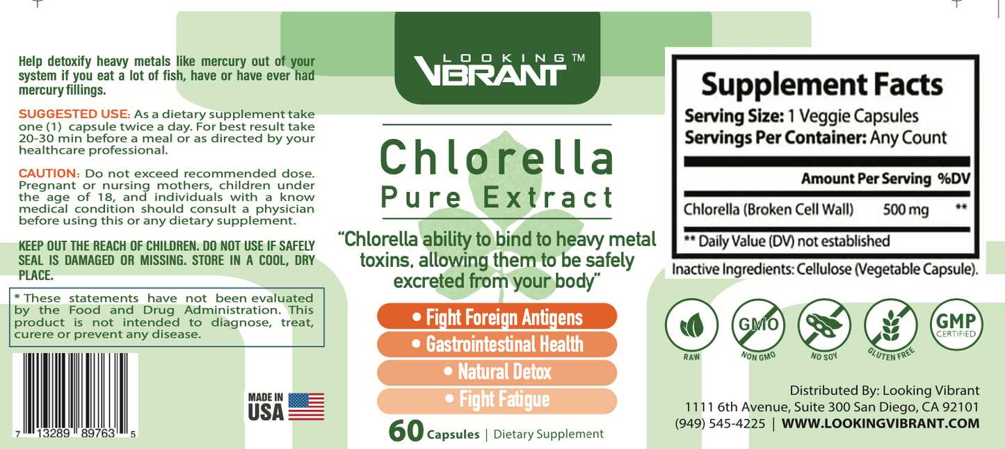 Chlorella Pure Extract - lookingvibrantcom