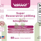 Super Resveratrol-x600mg =300 mg Trans-Resveratrol - lookingvibrantcom