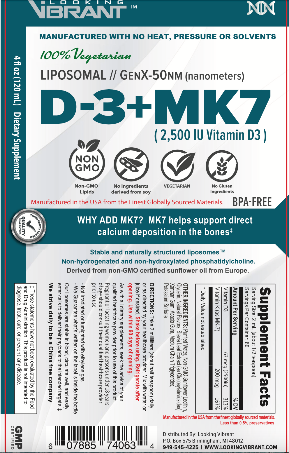 Liposomal VITAMIN D3+K2 (Liquid) - lookingvibrantcom