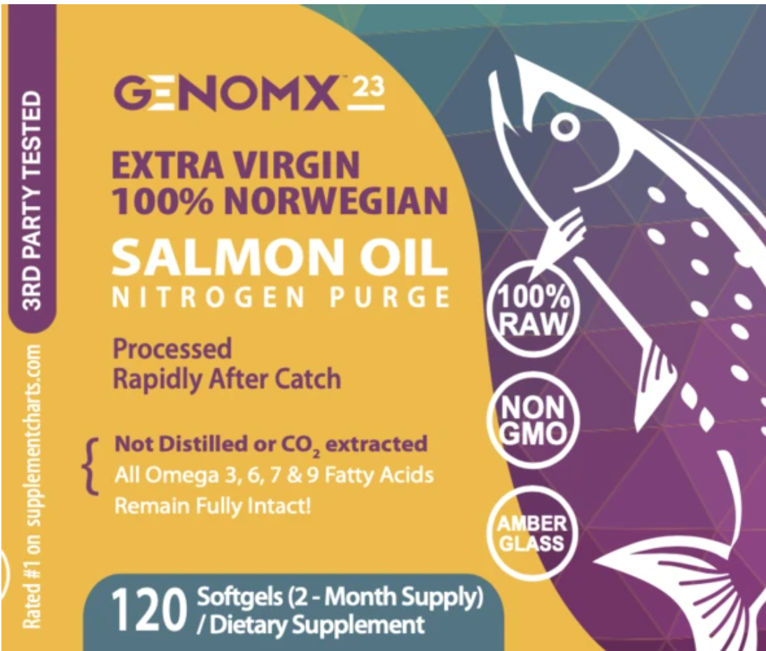100% EXTRA VIRGIN NORWEGIAN SALMON OIL (2-MONTH SUPPLY) - lookingvibrantcom